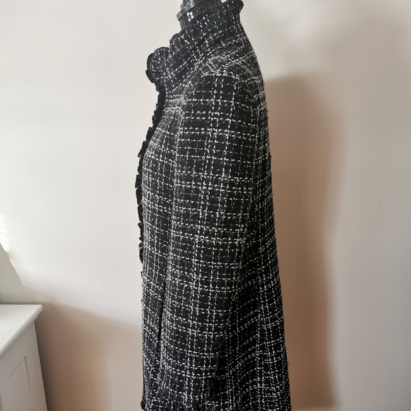 DKNY Donna Karan Wool Blend Coat Size 10 - Picture 3 of 8